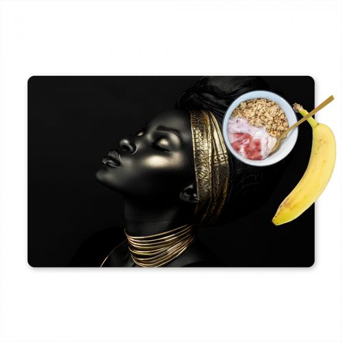 Placemat vinyl - Gouden Dromen in Duisternis