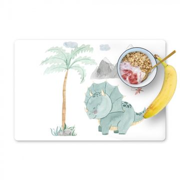 Placemat vinyl - Kinderkamer - Dinosaurus - Berg - Jongens - Meisjes - Kind