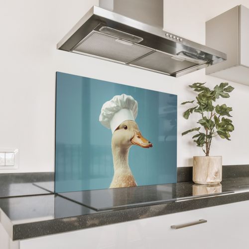 Spatscherm Aluminium - Eend - Koksmuts - Cute - Vogel