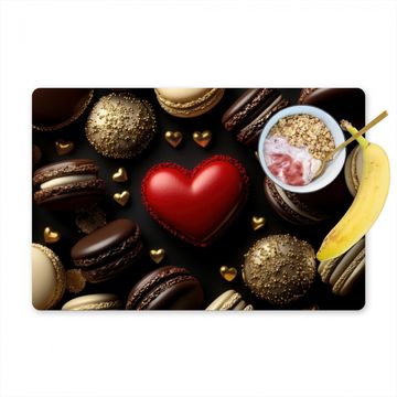 Macarons - Rood - Hart