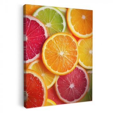 Canvas schilderij - Fruit - Kleurrijk - Close up