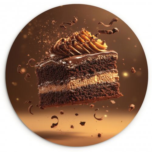 Muurcirkel - Taart - Chocolade - Eten - Brownie