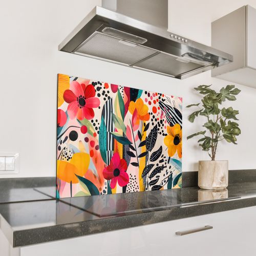 Bloemen - Bladeren - Abstract - Kleurrijk