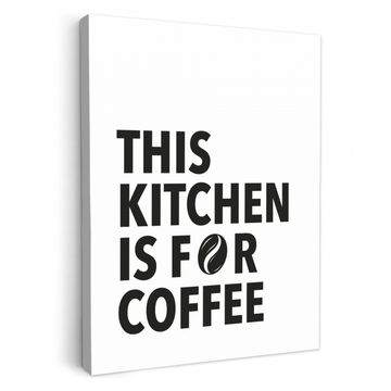 Canvas schilderij - Quotes  - Koffie - Bonen - Modern