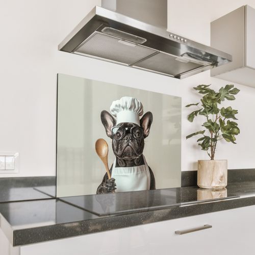 Spatscherm Aluminium - Bril - Hond - Kok