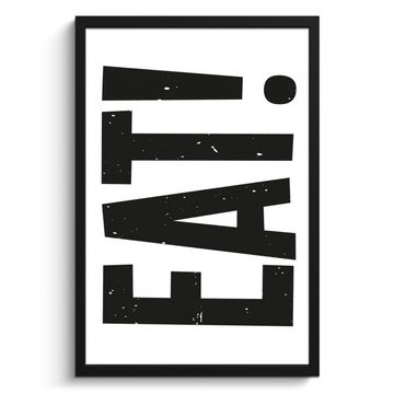 Poster met lijst - Decoratie - Eten - Zwart - Wit