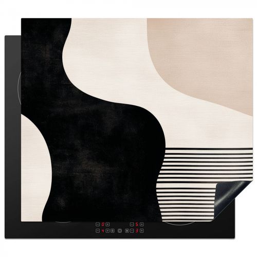Inductie beschermer - Abstract - Japandi - Beige - Modern