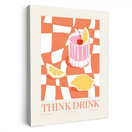 Canvas schilderij - Zomerse Vibe met Citrus en Kers