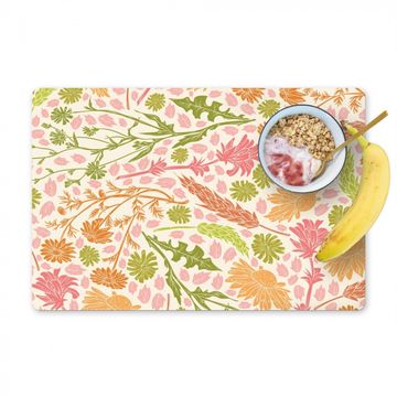 Placemat vinyl - Bloemenweelde in Pastel