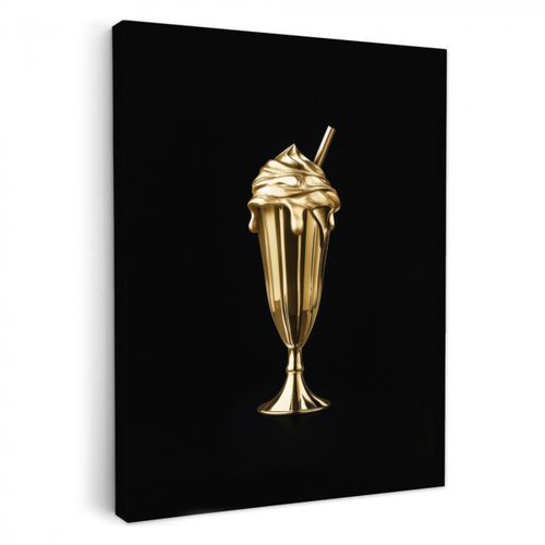 Milkshake - Goud - Drinken - Zwart