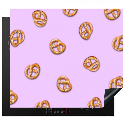 Inductie beschermer - Pretzels - Eten - Paars