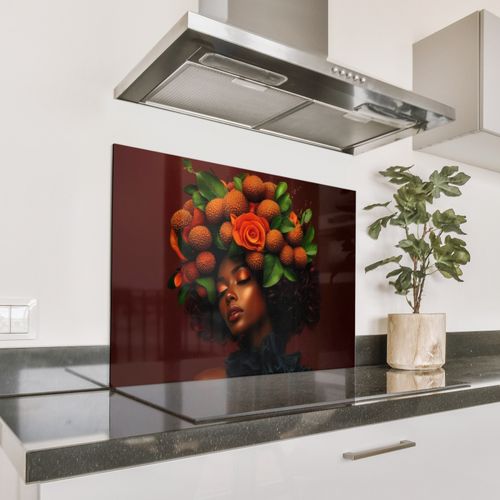 Spatscherm Aluminium - Vrouw - lychee - exotisch