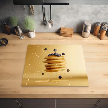 Inductie beschermer - Pannenkoeken - Eten - Honing - Geel