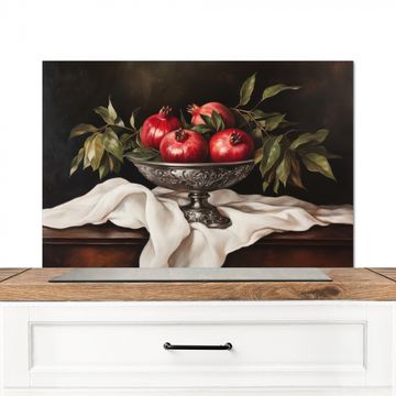 Spatscherm Aluminium - Granaatappels - Klassiek - Vintage