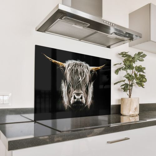 Spatscherm Aluminium - Symmetrie in de Schaduw
