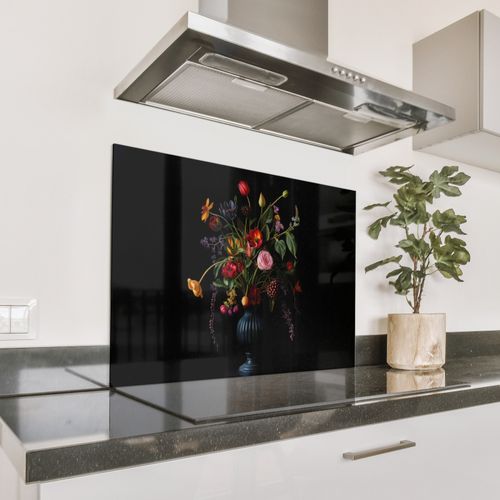 Spatscherm Aluminium - Bloemen - Bessen - Klassiek
