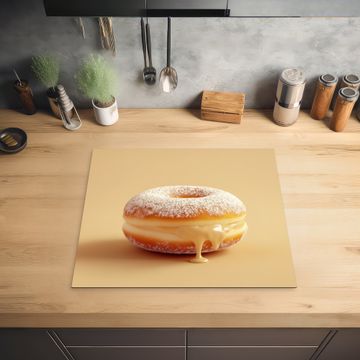 Inductie beschermer - Donut - Romig - Poedersuiker - Beige