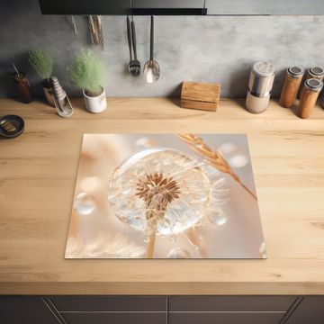 Inductie beschermer - Paardenbloem - Water - Natuur - Stilleven - Modern