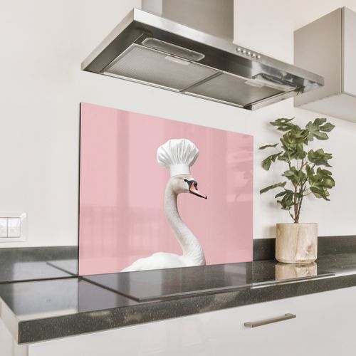 Spatscherm Aluminium - Zwaan - Koksmuts - Mooi - Klassiek