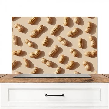 Spatscherm Aluminium - Pinda's - Patroon - Beige