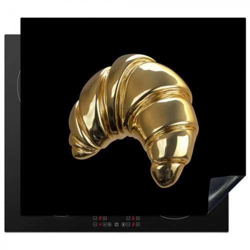 Inductie beschermer - Croissant - Brood - Goud - Zwart