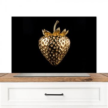 Spatscherm Aluminium - Aardbei - Goud - Zwart - Chrome