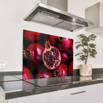 Spatscherm Aluminium - Granaatappel - Rood - Fruit