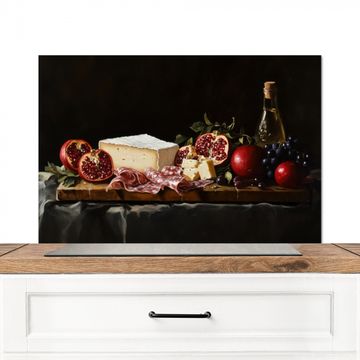 Spatscherm Aluminium - Stilleven - Vintage - Borrelplank