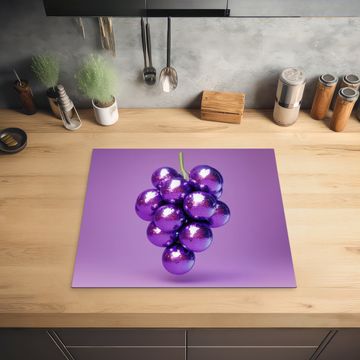 Inductie beschermer - Druif - Disco - Glitter - Paars