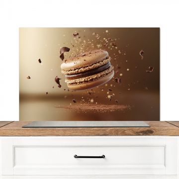 Spatscherm Aluminium - Chocolade - Macarons - Eten - Snoep