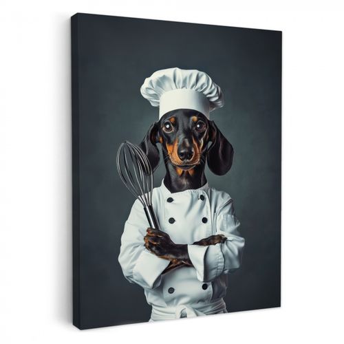 Canvas schilderij - Hond - Garde - Kok