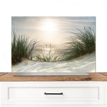 Spatscherm Aluminium - Zachte Zonsopkomst over de Duinen