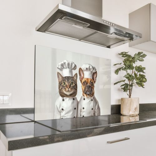 Spatscherm Aluminium - Kat - Hond - Kokskleding