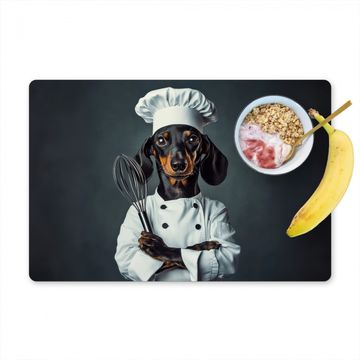 Placemat vinyl - Hond - Garde - Kok