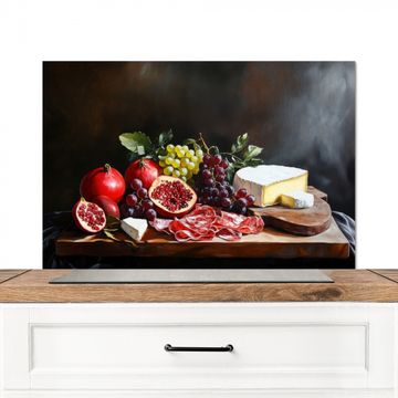 Spatscherm Aluminium - Borrelplank - Stilleven - Vintage