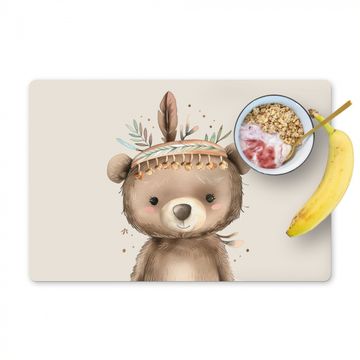 Placemat vinyl - Beer - Boho - Indianentooi - Dieren