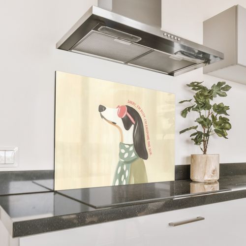 Spatscherm Aluminium - Quote - Hond - Zonnebril