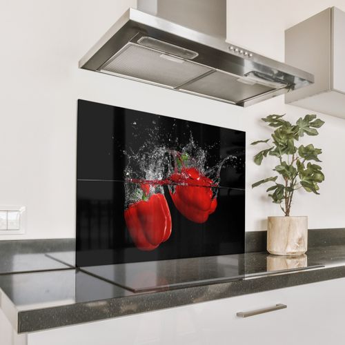 Spatscherm Aluminium - Rode Razernij Onderwater