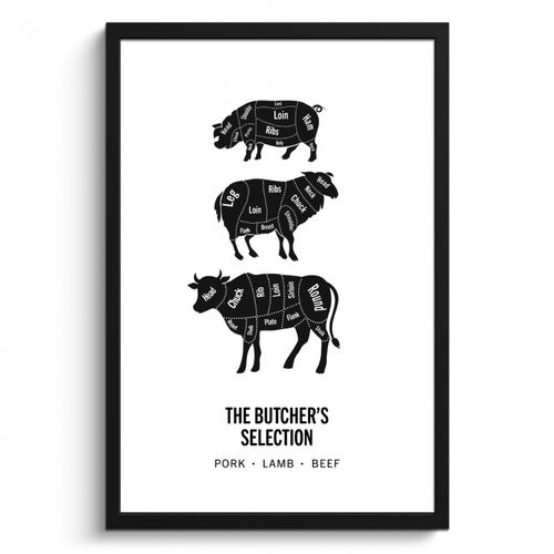 Poster met lijst - De Slagers Keuze