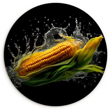 Muurcirkel - Maïs - Groente - Planten - Zwart - Water