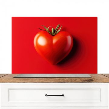 Spatscherm Aluminium - Tomaat - Rood - Hart