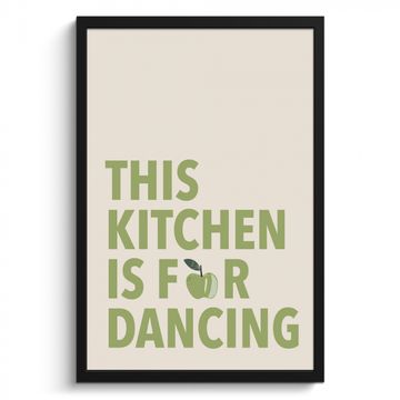 Poster met lijst - Quote - Appel - Illustratie