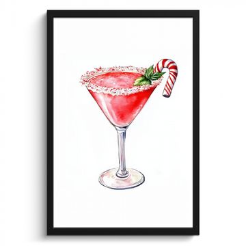 Poster met lijst - Cocktail - Drank - Winter - Kunst