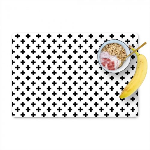 Placemat vinyl - Monochrome Connectie