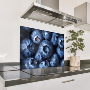 Spatscherm Aluminium - Bessen - Blauw - Fruit