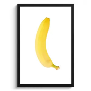 Poster met lijst - Solitaire Banaan