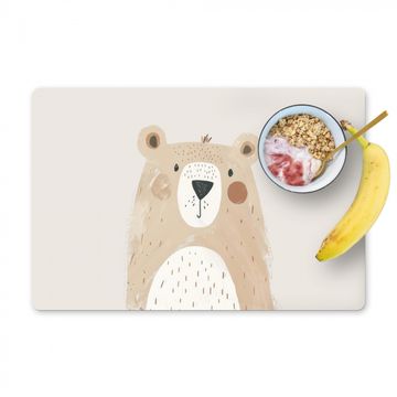 Placemat vinyl - Beer - Dier - Wilde dieren
