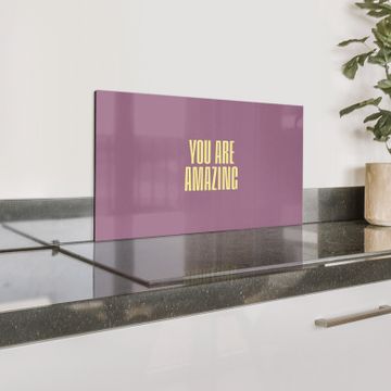 Tekst - Paars - Amazing