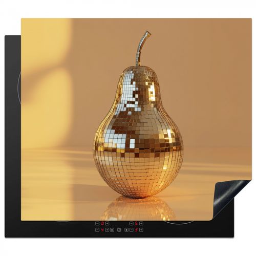 Inductie beschermer - Goud - Disco - Glitter - Peer