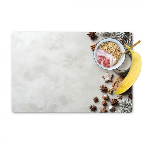 Placemat vinyl - Bakken - Kaneel - Licht - Winter